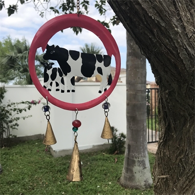 Dairy Cow Chime-Blk/Wht